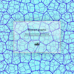 Fototapeta premium Structure molecule and communication. Scientific concept for your design. Medical, technology, science background. Eps10 Vector illustration