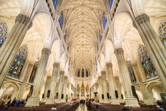 Interior of St. Patricks Cathedral New York