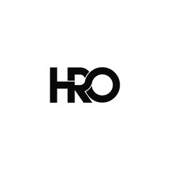 hro letter original monogram logo design