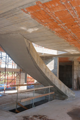 Fototapeta premium Staircase under construction