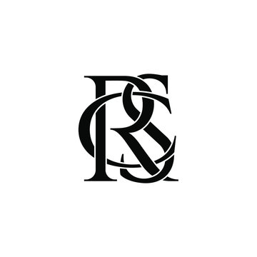 rsc letter original monogram logo design