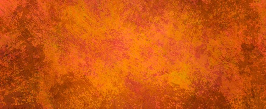 Brown orange and red background texture with lots of grunge and distressed old vintage paint spatter design in warm autumn colors