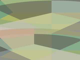 Obraz premium Beautiful of Colorful Art Brown and Green, Abstract Modern Shape. Image for Background or Wallpaper