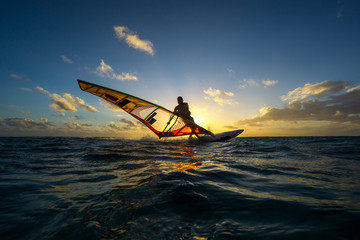 windsurfing in Mauritius