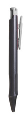 Black plastic pen isolated