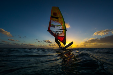 windsurfing in Mauritius