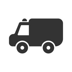 Dental clinic car icon