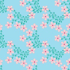 Seamless Pattern With Floral Motifs able to print for cloths, tablecloths, blanket, shirts, dresses, posters, papers.
