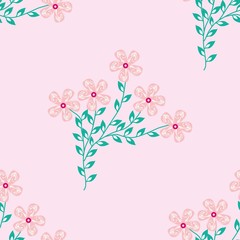 Seamless Pattern With Floral Motifs able to print for cloths, tablecloths, blanket, shirts, dresses, posters, papers.