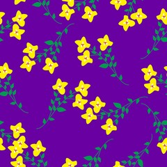Seamless Pattern With Floral Motifs able to print for cloths, tablecloths, blanket, shirts, dresses, posters, papers.