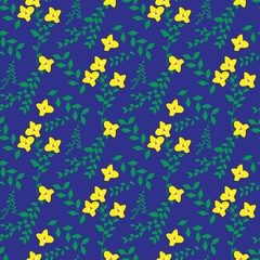 Seamless Pattern With Floral Motifs able to print for cloths, tablecloths, blanket, shirts, dresses, posters, papers.