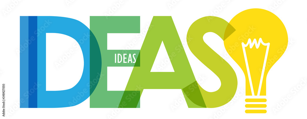 Poster ideas colorful gradient vector typography with blank symbol
