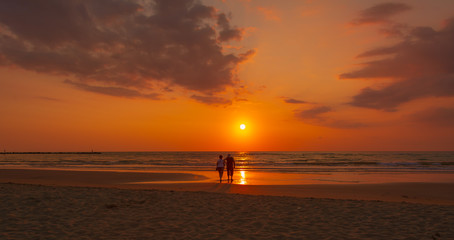 Alba Adriatica  (Abruzzo, Italy) - The sunrise on the Adriatic sea.