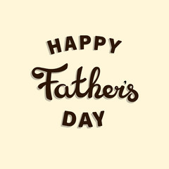 Happy Father’s Day greeting Card. Vector illustration.