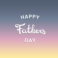 Happy Father’s Day greeting Card. Vector illustration.