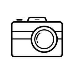 camera - photography icon vector design template