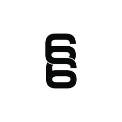 66 letter original monogram logo design