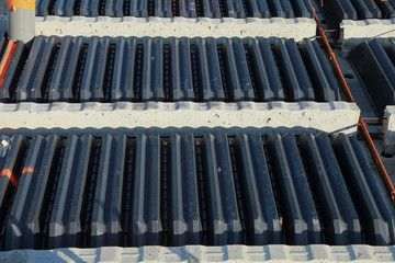 Hourdis en plastiques pour la construction de fondations