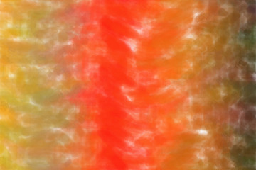 Red and yellow waves Watercolor with low coverage abstract paint background.