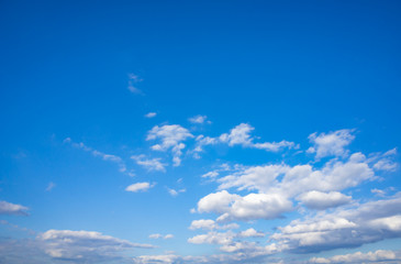 Blue sky and clouds background material