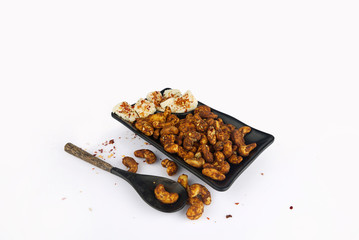 Dry Fruits Flavour in white backgroun