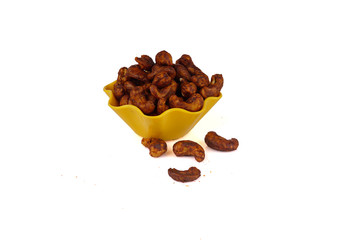 Dry Fruits Flavour in white backgroun