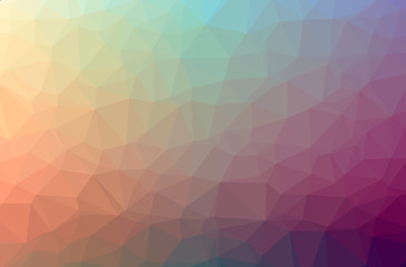 Illustration of abstract Brown, Orange horizontal low poly background. Beautiful polygon design pattern.