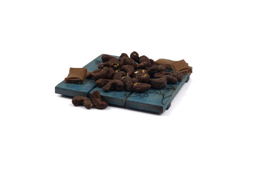 Dry Fruits Flavour in white backgroun