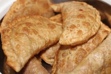 Close up of kerala special snacks.