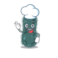 Talented thermotogae chef cartoon drawing wearing chef hat