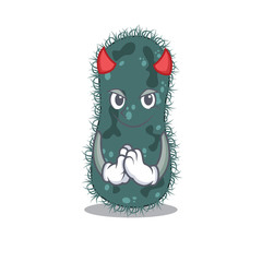 Thermotogae clothed as devil cartoon character design concept