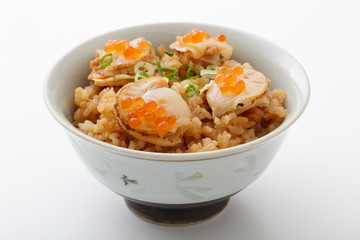 ホタテの炊き込みご飯