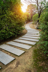 The road of City Park in China