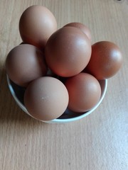 eggs in a bowl