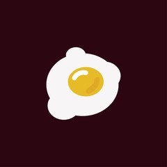 egg breakfast logo template design vector, healthy food