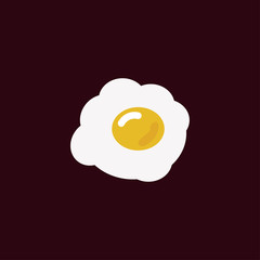egg breakfast logo template design vector, healthy food