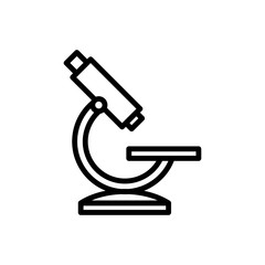 microscope icon vector design template