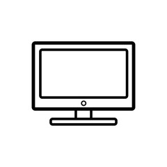 monitor - led monitor icon vector design template