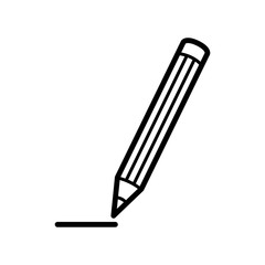 pencil - stationery icon vector design template