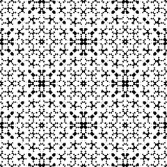 black and white abstract seamless pattern
