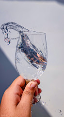 glass with water