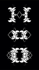 Set of vintage ornaments. Frames, borders, dividers. Ornate decorative design elements for invitation, congratulation and greeting card. Vector Ornament. Hand-drawn Filigree decoration