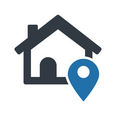 Real Estate Company Location Icon