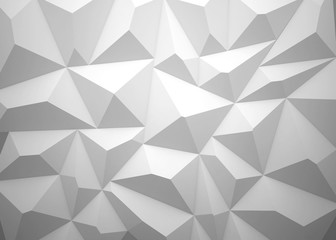 Fototapeta premium Abstract background of polygons on white background.