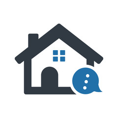 Real estate customer support icon
