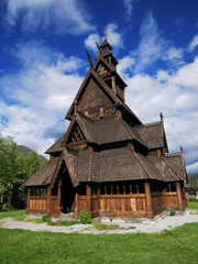 Middle age Stavkirke in norway © Philipp Larsen