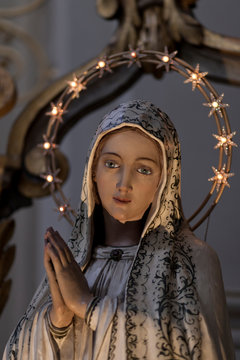 statue of virgin Mary our lady of grace (color)