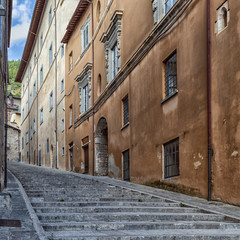 narrow street in the old town