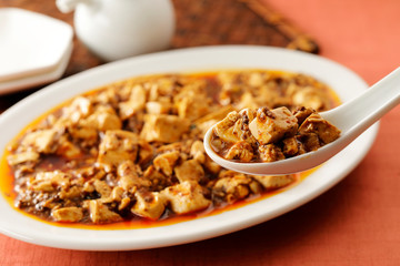 麻婆豆腐　Mapo tofu