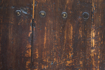 textura madera vieja con pernos de metal